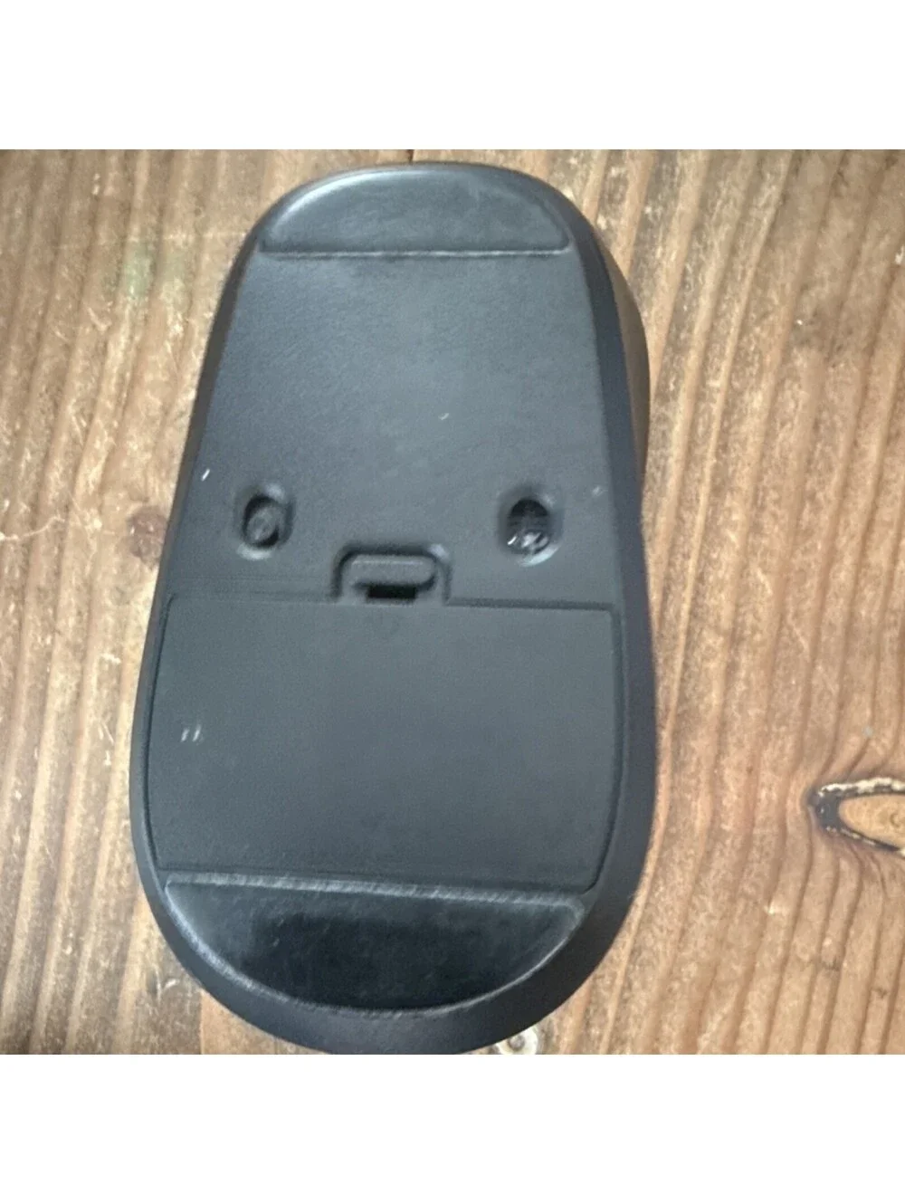 Microsoft Wireless Optical Mouse Black Scroll Wheel 3 Buttons Standard
